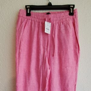 Drawstring relaxed pants